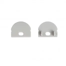 Greenice LLE-ALP001Rl Tapón Final con Agujero para Tiras de LED Flexibles y Rígidas