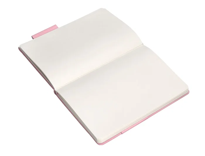 Antartik Cuaderno A5 Tapa Dura Hojas Lisas Rosa Pastel 100 Hojas 80 gr FSC