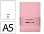 Antartik Cuaderno A5 Tapa Dura Hojas Lisas Rosa Pastel 100 Hojas 80 gr FSC