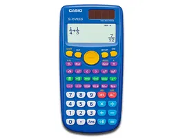 Casio Calculadora Científica FX-55 Plus 240 Funciones Solar y Pila