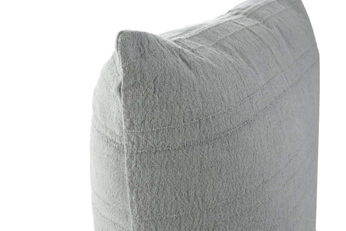 DKD Home Decor Cojín de Algodón Turquesa 60x60 cm (Pack de 2)