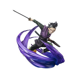 Tamashii Nations Figuarts Zero - Genya Shinazugawa - Demon Slayer: Kimetsu no Yaiba - Figura Coleccionable de 17.5 cm con Cabeza y Accesorios