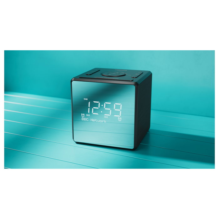 Philips TAR4600/10 Reloj Despertador Digital con Radio DAB/DAB+/FM Negro 12/24h