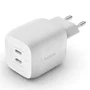 Belkin WCH011vfWH Boost Charge Pro 45W Doble USB-C GaN Blanco