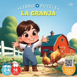 DALY La granja (Libro Puzzle) de 18 piezas