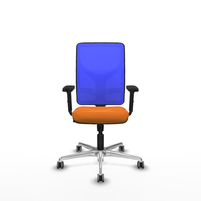 PIQUERAS Y CRESPO Silla de oficina Motilla Naranja y Azul PIQUERAS Y CRESPO Silla de oficina Motilla Naranja y Azul