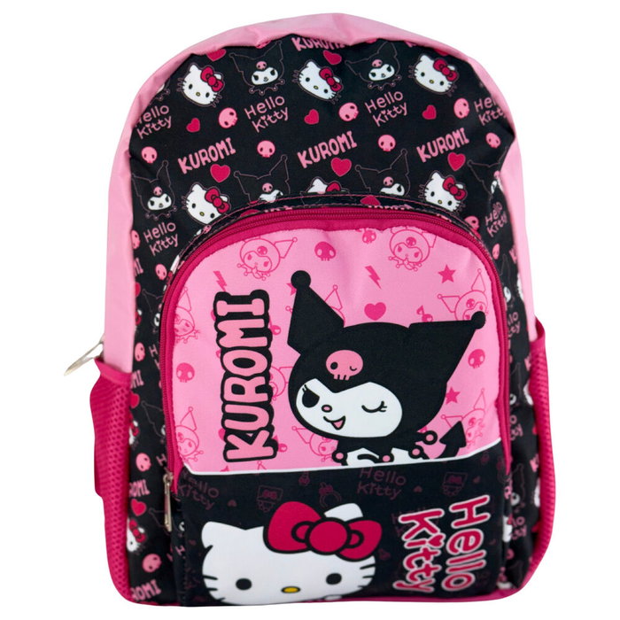 MANENTI Mochila Kuromi & Hello Kitty 40cm
