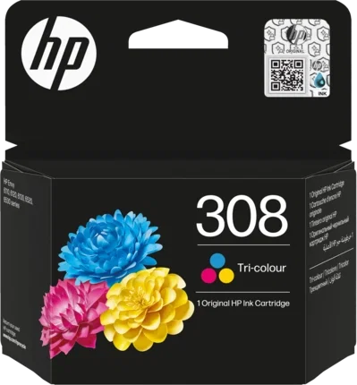 HP 308 Cartucho de Tinta Tricolor Original HP 308 Cartucho de Tinta Tricolor Original
