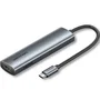 Vention Docking USB Tipo-C TGLHB 1x USB-C 2x USB 1x HDMI 4K 1x USB-C PD Gris