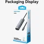 Vention Docking USB Tipo-C TGLHB 1x USB-C 2x USB 1x HDMI 4K 1x USB-C PD Gris