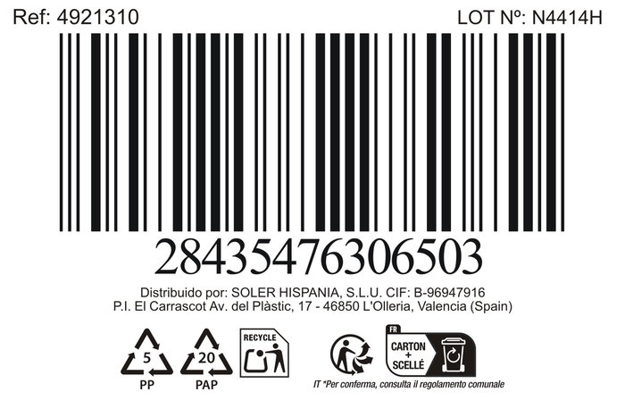 Inde Taza Cafe Expreso 100 cc ø6x6.3 cm (24 Unidades)