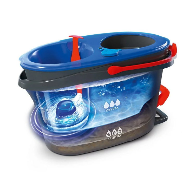Vileda H2PrO Spin Mop System con sistema de doble depósito Vileda H2PrO Spin Mop System con sistema de doble depósito