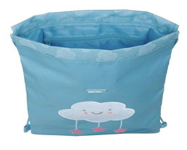 Bolsa Mochila con Cuerdas Safta Nube Azul 26 x 34 x 1 cm