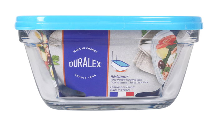 Duralex Fiambrera Rectangular 1.7L Tapa Azul Freshbox (6 Unidades) Duralex Fiambrera Rectangular 1.7L Tapa Azul Freshbox (6 Unidades)