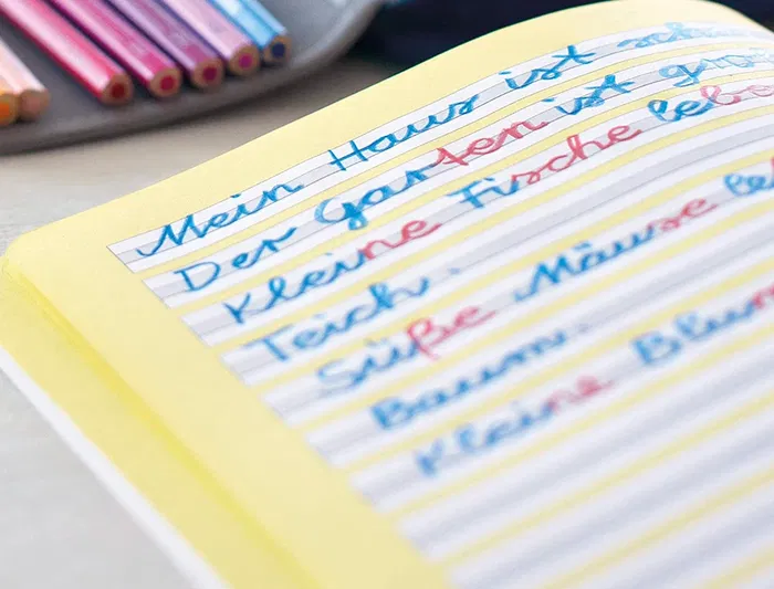 Faber Castell Lápices Bicolor Fino 2160-RB Hexagonal Rojo/Azul Blister 2 Unidades