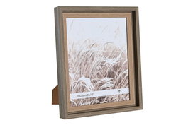 DKD Home Decor Marco de Fotos 25x3,5x30 Marrón con Cristal