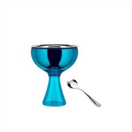 Alessi Big Love Copa para Helado Azul