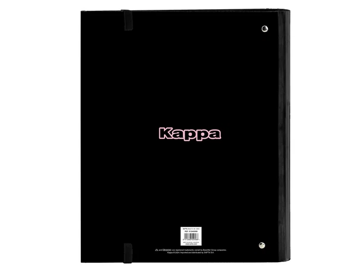 Safta Carpeta de Anillas Kappa Silver Pink con Recambio de 100 Hojas A4