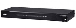 Aten Distribuidor/Splitter HDMI 4K de 10 Puertos VS0110HA-AT-G, Resolución 4096x2160, 3D, HDCP, con Montaje en Rack, Color Negro