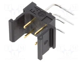 HARTING Conector de datos har-modular® 4 pines macho angular THT