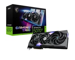 MSI Tarjeta Gráfica GeForce RTX 5070 Ti 16GB GDDR7 TRIO OC 3 Ventiladores