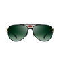 Bugatti Modelo 11 11-BK-WG con lentes verdes