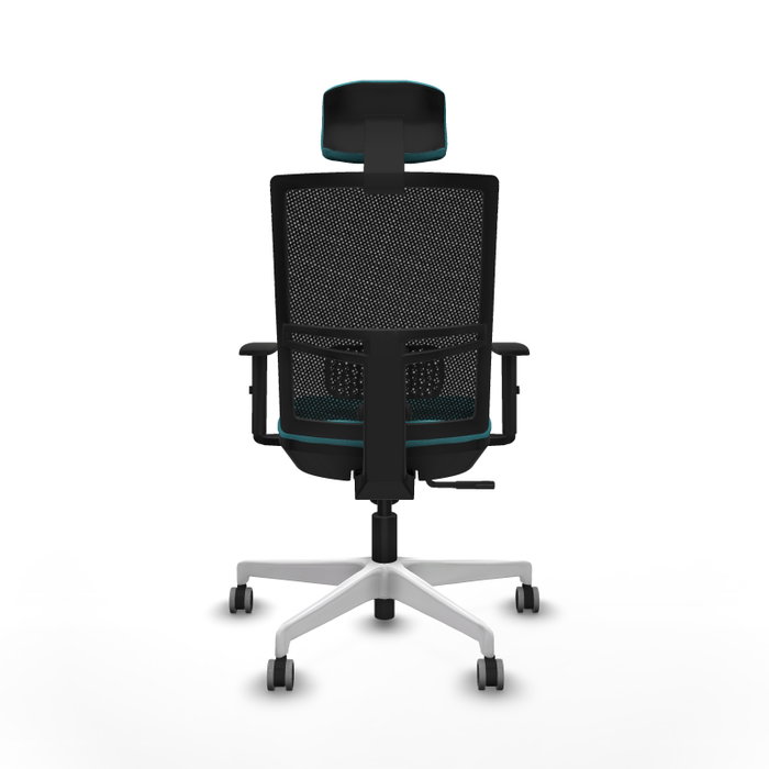 PIQUERAS Y CRESPO Silla de oficina Yunquera con mecanismo Sincro, Turquesa y Negro PIQUERAS Y CRESPO Silla de oficina Yunquera con mecanismo Sincro, Turquesa y Negro