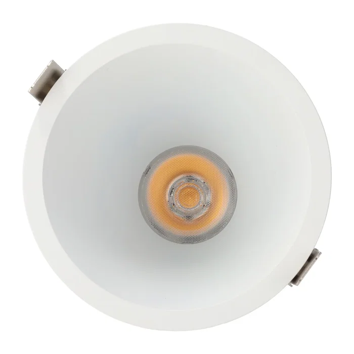 Downlight LED Empotrable 10W 900Lm CRI>95 4000K Blanco Neutro Driver Lifud 50.000H Aluminio Blanco Mate