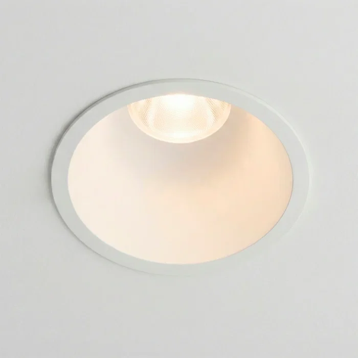 Downlight LED Empotrable 10W 900Lm CRI>95 4000K Blanco Neutro Driver Lifud 50.000H Aluminio Blanco Mate