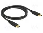 DeLOCK Cable USB 2.0 Tipo-C a Tipo-C 1 m 5 A PD E-Marker 83323