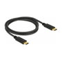 DeLOCK Cable USB 2.0 Tipo-C a Tipo-C 1 m 5 A PD E-Marker 83323
