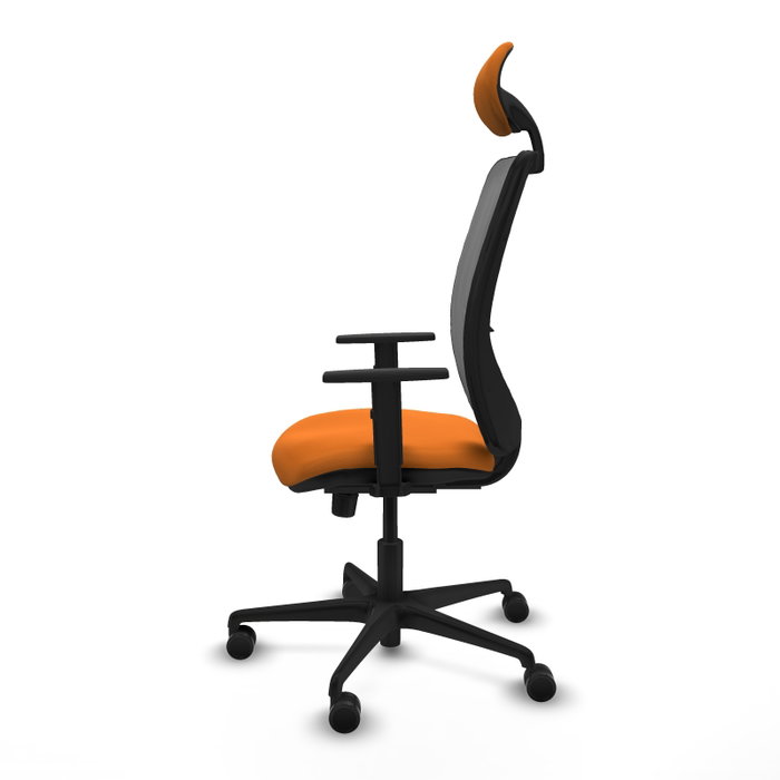 PIQUERAS Y CRESPO Silla de oficina Zulema Naranja y Gris PIQUERAS Y CRESPO Silla de oficina Zulema Naranja y Gris