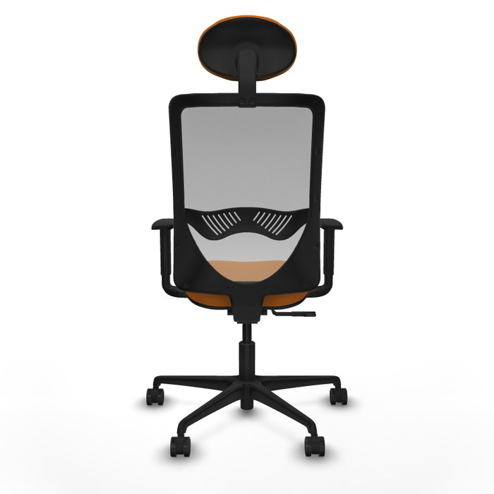 PIQUERAS Y CRESPO Silla de oficina Zulema Naranja y Gris PIQUERAS Y CRESPO Silla de oficina Zulema Naranja y Gris