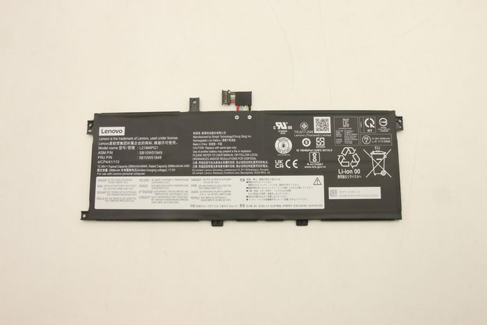 Lenovo Batería interna de iones de litio 46Wh, 4 celdas, para ThinkPad Lenovo Batería interna de iones de litio 46Wh, 4 celdas, para ThinkPad