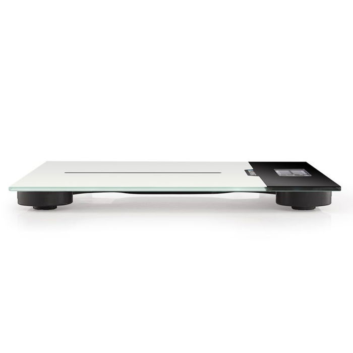 BLAUPUNKT Báscula de Baño Digital con Indicador de Temperatura y Superficie de Cristal Extraplano