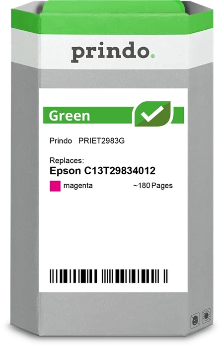 Prindo Cartucho de tinta magenta PRIET2983G Green Prindo Cartucho de tinta magenta PRIET2983G Green