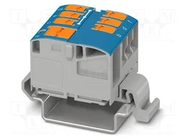 PHOENIX CONTACT PTVFIX 6/6X2,5-NS35A BU Conector de carril azul
