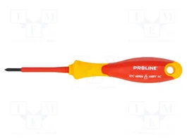 PROLINE Destornillador aislado Pozidriv® PZ2 de 100 mm