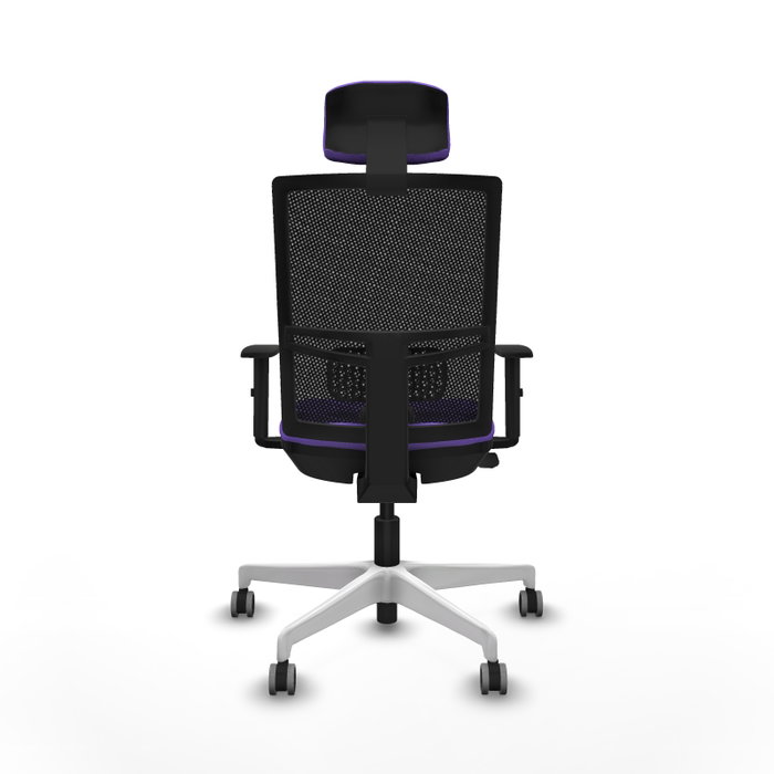 PIQUERAS Y CRESPO Silla de oficina Yunquera con mecanismo Sincro/Traslack, Lila y Negro PIQUERAS Y CRESPO Silla de oficina Yunquera con mecanismo Sincro/Traslack, Lila y Negro