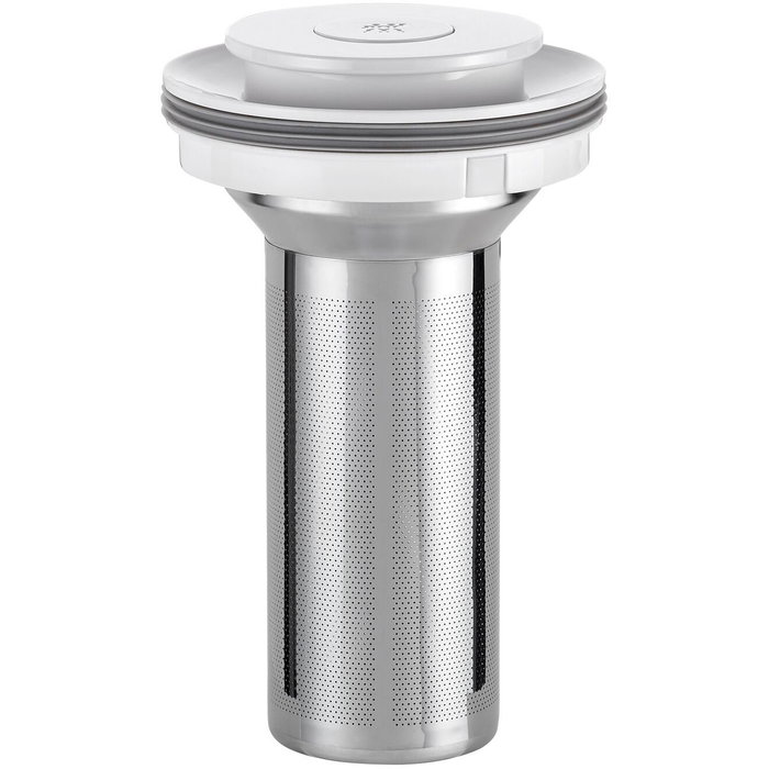 Zwilling ENFINIGY Hervidor de Agua 53102-500-0, Hervidor de Vidrio Blanco 1.7L 1850W con 6 Ajustes de Temperatura, Función Mantener Caliente, Pantalla LCD y Base Giratoria 360°