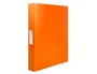 Liderpapel Carpeta Serie Frosty Naranja 4 Anillas 25 mm Din A4