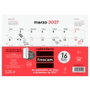 Finocam Calendario de Bloc con Imán 16 Meses 2026-2027 Neutro 210x150mm
