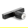 ILIMINACION Y ACC. - Foco LED Punto Minirail 1W, 24V DC, Luz Natural 4000K, Conexión Magnética, Negro, para Iluminación de Acento en Cocinas o Estanterías