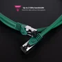 Nanocable 10.20.2000-L30-GR Cable de Red Cat8.1 S/FTP (S-STP) 40 Gbps, 2 GHz, AWG26, LSZH, Cobre, 0.3 m, Verde