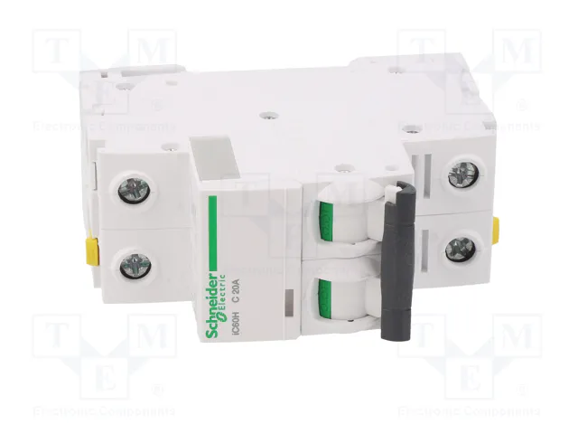 SCHNEIDER ELECTRIC Interruptor magnetotérmico iC60H 2P 20A C 400VAC SCHNEIDER ELECTRIC Interruptor magnetotérmico iC60H 2P 20A C 400VAC