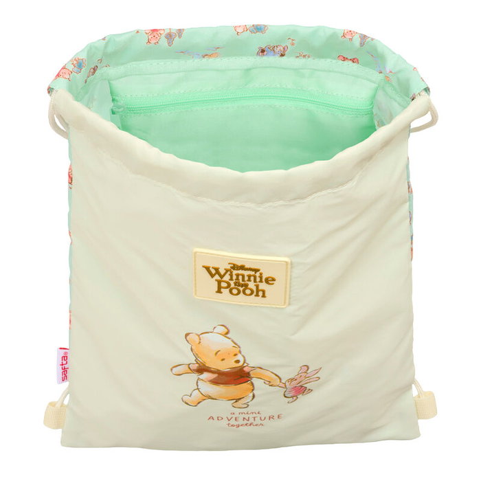 SAFTA Saco Winnie the Pooh Disney 34cm con Bolsillo Interior y Cierre de Seguridad Anti-estrangulamiento SAFTA Saco Winnie the Pooh Disney 34cm con Bolsillo Interior y Cierre de Seguridad Anti-estrangulamiento