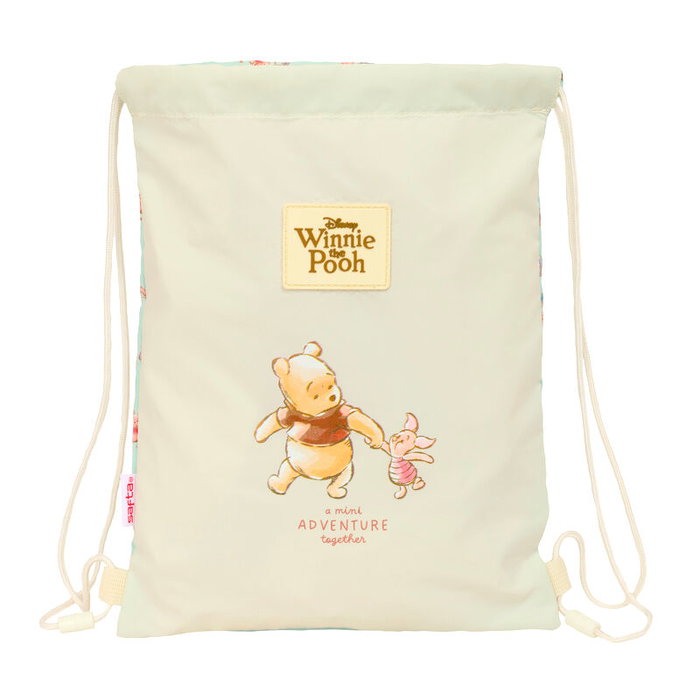 SAFTA Saco Winnie the Pooh Disney 34cm con Bolsillo Interior y Cierre de Seguridad Anti-estrangulamiento SAFTA Saco Winnie the Pooh Disney 34cm con Bolsillo Interior y Cierre de Seguridad Anti-estrangulamiento