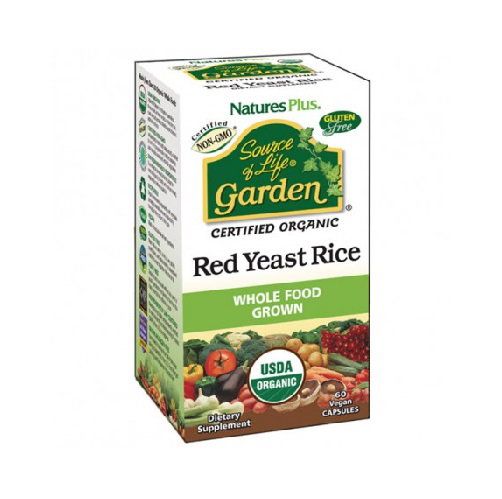 NATURES PLUS Garden Source of Life Levadura de Arroz Rojo 60 Cápsulas NATURES PLUS Garden Source of Life Levadura de Arroz Rojo 60 Cápsulas