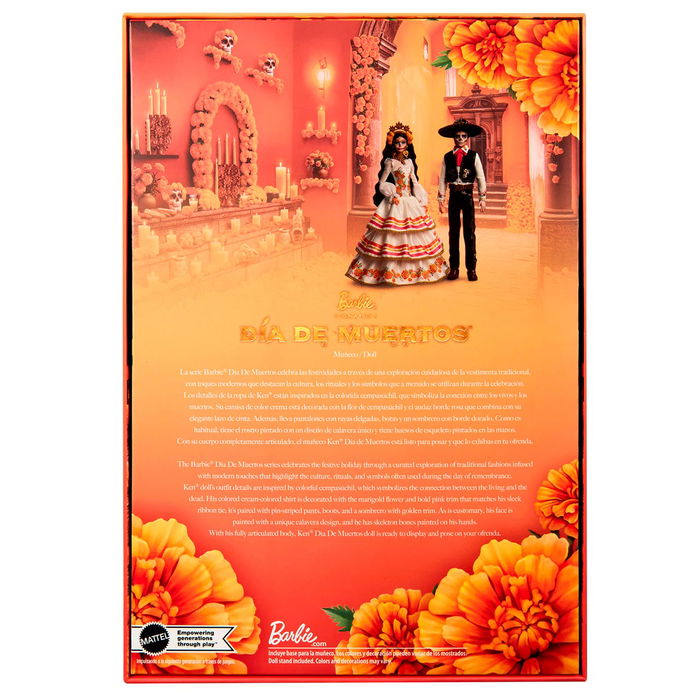 Barbie JBJ06 Muñeco Ken Día De Muertos Colección Edición Especial Mattel Barbie JBJ06 Muñeco Ken Día De Muertos Colección Edición Especial Mattel