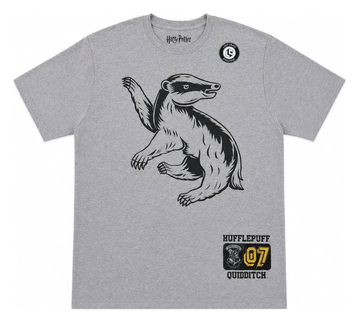 Harry Potter Camiseta Hufflepuff 07 Quidditch Badger Talla XXXL Harry Potter Camiseta Hufflepuff 07 Quidditch Badger Talla XXXL
